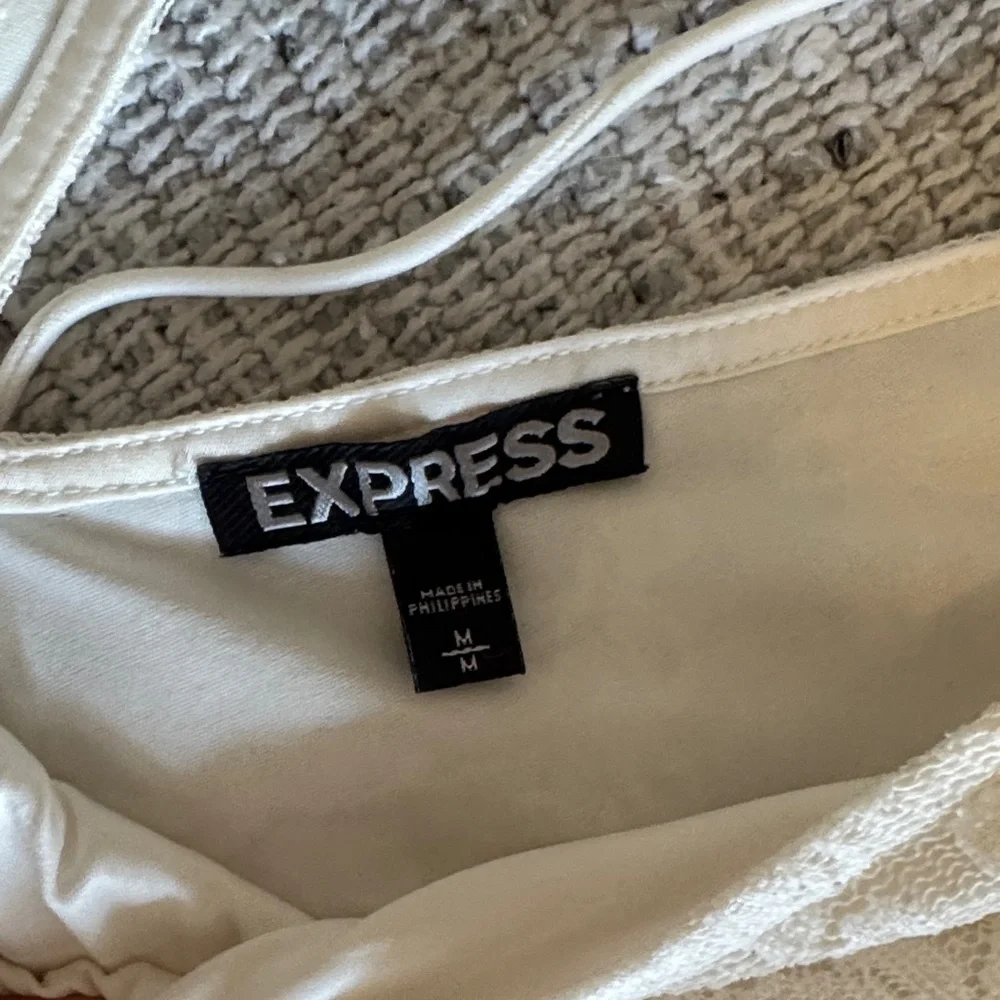 Express White Lace Blouse